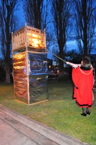 Beacon lit at Queen's 90th birthday