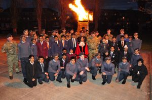 Beacon lit at Queen's 90th birthday