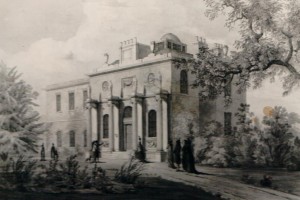 Pitzhanger Manor, an old painting