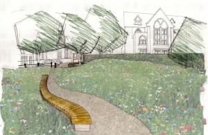 Artist impressions of meadow