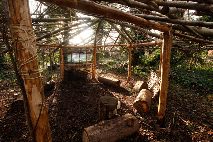 Celtic roundhouse at Litten Reserve