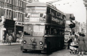 Trolleybus in action