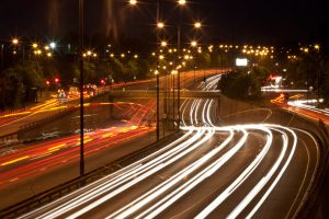 A40 at night