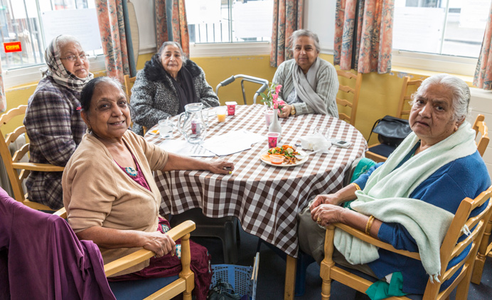 Members of Neighbourly Care in Southall