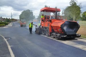 Repairing a road