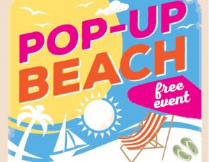 Pop-up beach