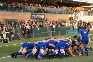 Ealing Trailfinders Rugby Club in action