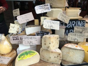 Cheese at W5 Food Market at Ealing Town Hall