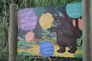 One of the information boards along the Gruffalo trail on Horsenden Hill