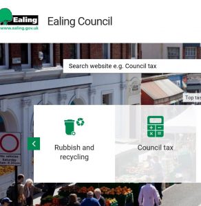 Ealing Council website