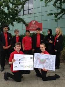 Brentside High School pupils developed a walking app