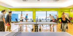 Over 50 table tennis club at Northolt Leisure Centre