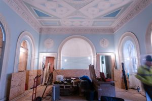 The 'eating room' is one of those being restored to Soane's original vision