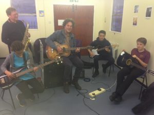 Members of the workshop in action