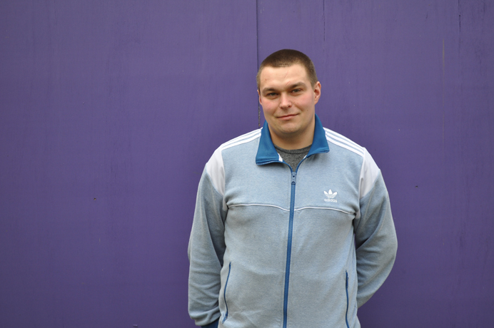 One of the current learners Lukasz Klucznik who enrolled on an adult learning course