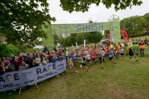 The mini mile at Ealing Half Marathon