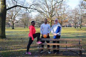 Andrea, Sunny and Ann Marie have signed up as Get Moving volunteers