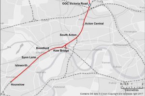 West London Orbital rail route