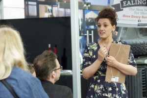 Judge and food critic Grace Dent at the Ealing We Love Cheese festival