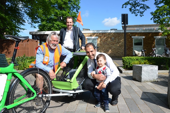 Ealing family cycle library launches