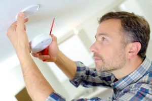 Fire safety - fitting a smoke alarm