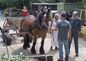 Duke of Kent visit to Horsenden Farm