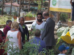 Duke of Kent visit to Horsenden Farm