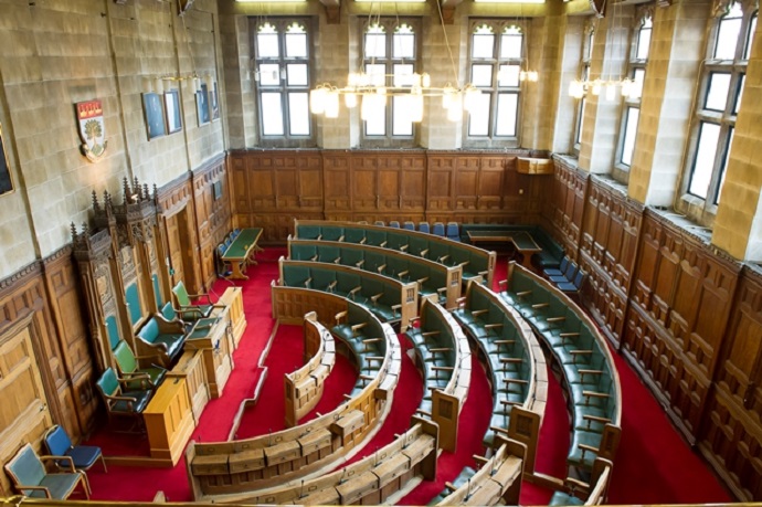 Council Chamber in Ealing Town Hall
