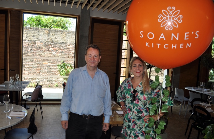 Soane's Kitchen has opened next to Pitzhanger Manor - council leader Julian Bell pays it a visit