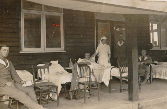 Auxiliary hospital in Southall during First World War