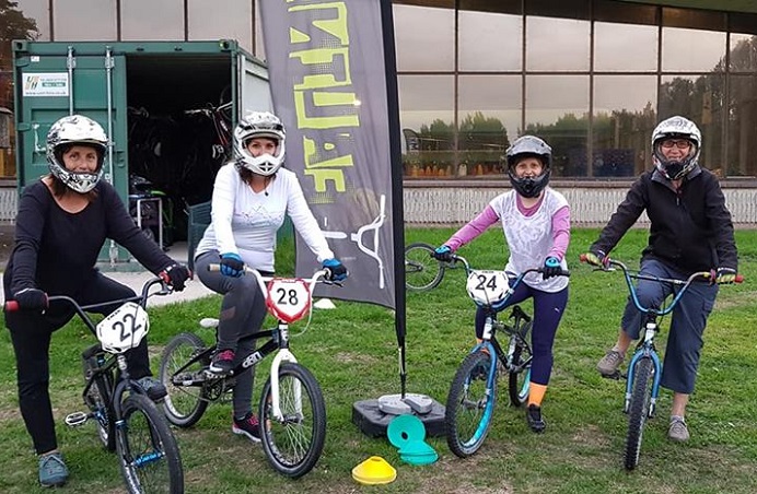 Group ready for BMXercise class