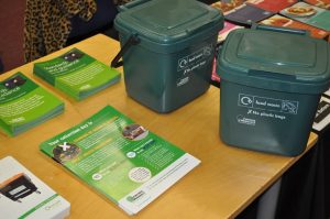 Recycling bins and collection information for Recycling Week