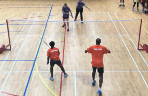 Team Ealing badminton at Better Club Games 2018