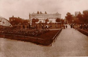 The tank in Dean Gardens after the war