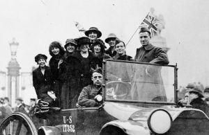 Armistice Day celebrations in London, 11 November 1918