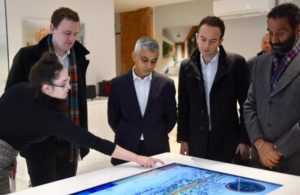 Mayor of London Sadiq Khan and his deputy visit new council homes