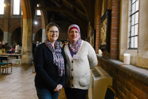 Manager Janet and volunteer Karen at Ealing Foodbank