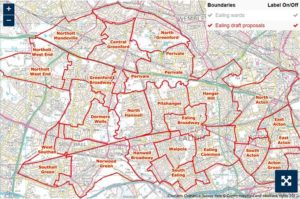 Proposed boundary changes map