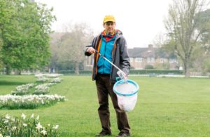 Keith Freegard, founder member of Litter Action Group Ealing Residents (LAGER CAN)