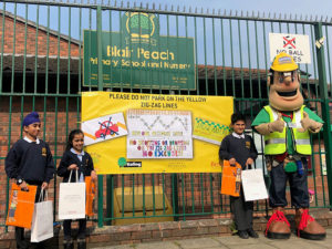 Road safety banner competition, Blair Peach Primary School
