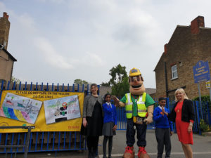 Road safety banner competition, St Anselm's Catholic Primary School