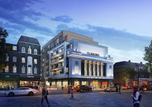 Ealing Filmworks - artist's impression of the view from Uxbridge Road