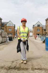 Construction apprentice Sam Smith works at the Havelock Estate