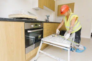 Construction apprentice Sam Smith works at the Havelock Estate