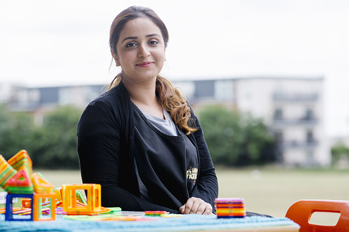 Apprentice Syeda is training as a nursery nurse, with the help of Ealing Apprenticeship Network