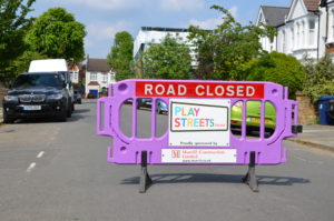 Barrier up to mark World Car Free Day