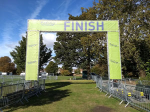 Runners of the sunset mile will get to cross the finishing line gantry from the Ealing Half Marathon