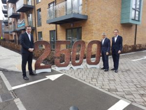 Council commitment of 2,500 new homes