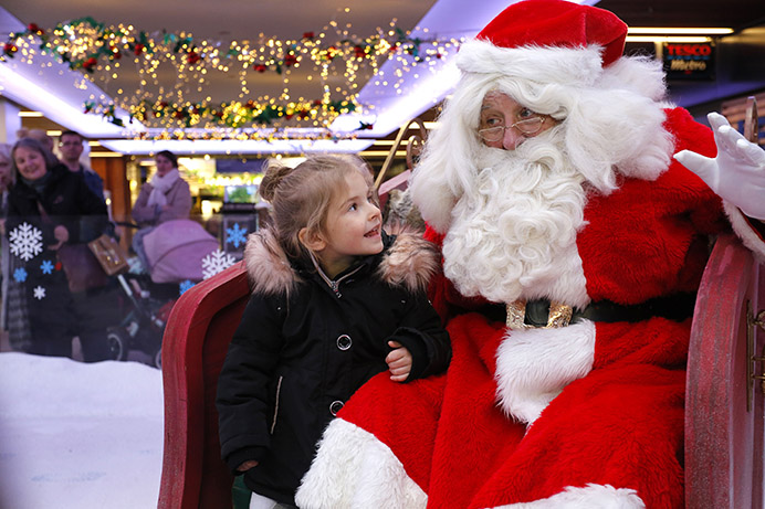 Father Christmas and his grotto