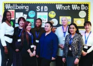 Featherstone High School's wellbeing award: The Social Inclusion Department which was praised for its work with students